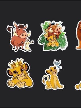 Disney The Lion King Simba cupcake toppers lot of 12